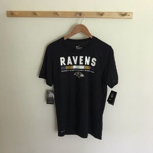 NWT Nike Baltimore Ravens Youth XL Shirt NFL Black